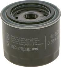 BOSCH 0 986 4B7 066 - Oil Filter motal.fi