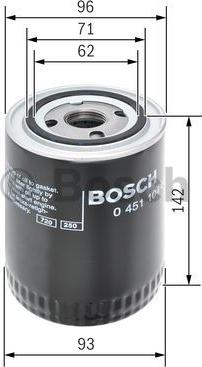 BOSCH 0 451 104 066 - Oil Filter motal.fi