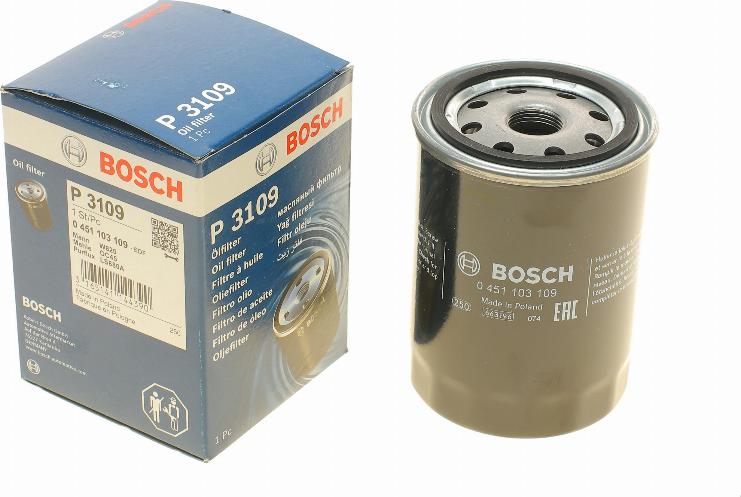 BOSCH 0 451 103 109 - Oil Filter motal.fi