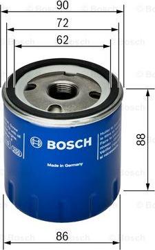 BOSCH 0 451 103 189 - Oil Filter motal.fi