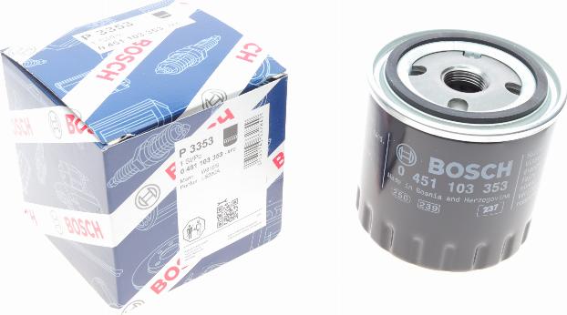 BOSCH 0 451 103 353 - Oil Filter motal.fi