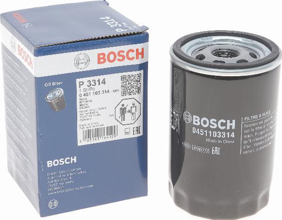 BOSCH 0 451 103 314 - Oil Filter motal.fi