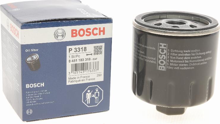 BOSCH 0 451 103 318 - Oil Filter motal.fi