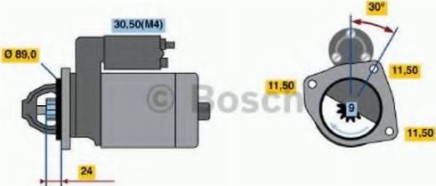 BOSCH 0 001 369 017 - Starter motal.fi