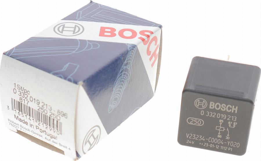 BOSCH 0 332 019 213 - Relay, main current motal.fi