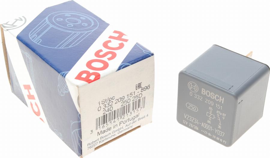 BOSCH 0 332 209 151 - Relay, main current motal.fi