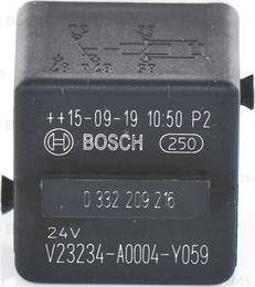 BOSCH 0 332 209 216 - Relay, horn motal.fi