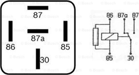 BOSCH 0 332 209 216 - Relay, horn motal.fi