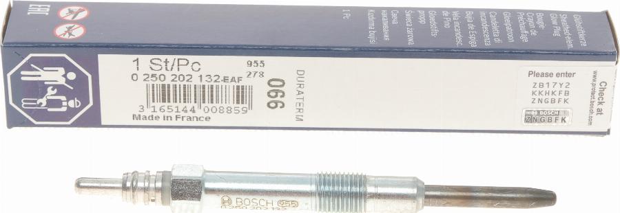 BOSCH 0 250 202 132 - Glow Plug motal.fi