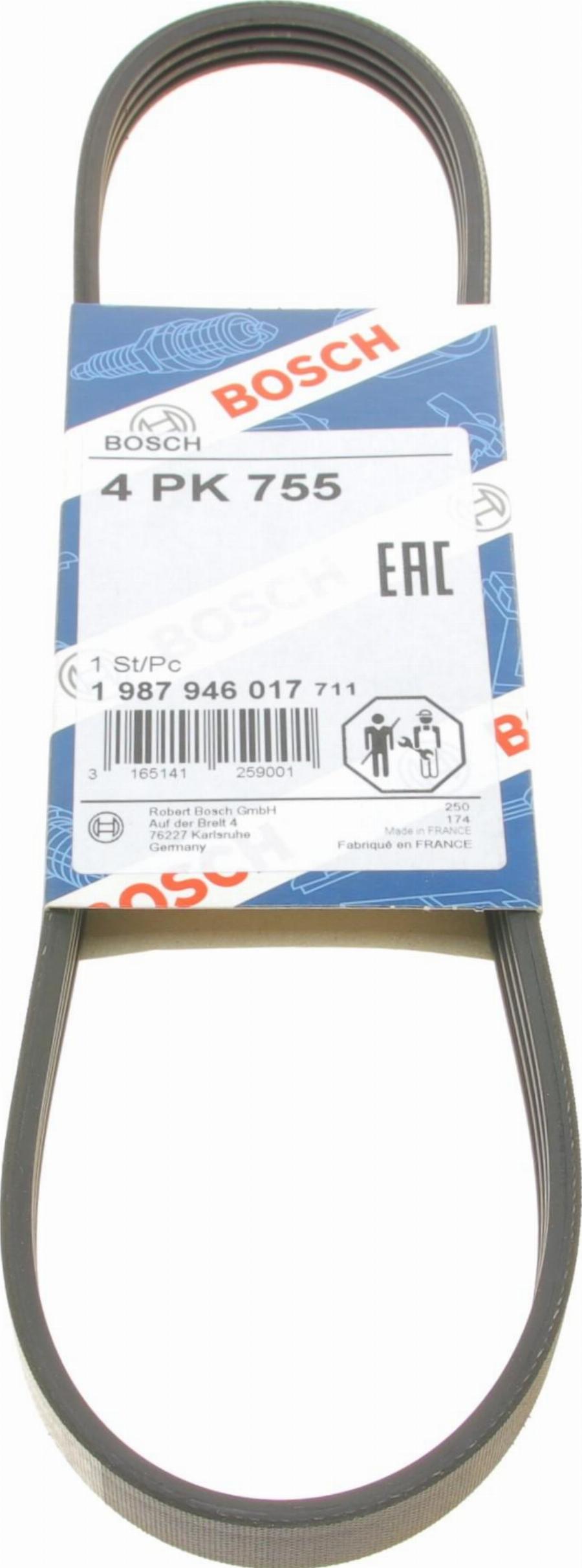 BOSCH 1 987 946 017 - V-Ribbed Belt motal.fi