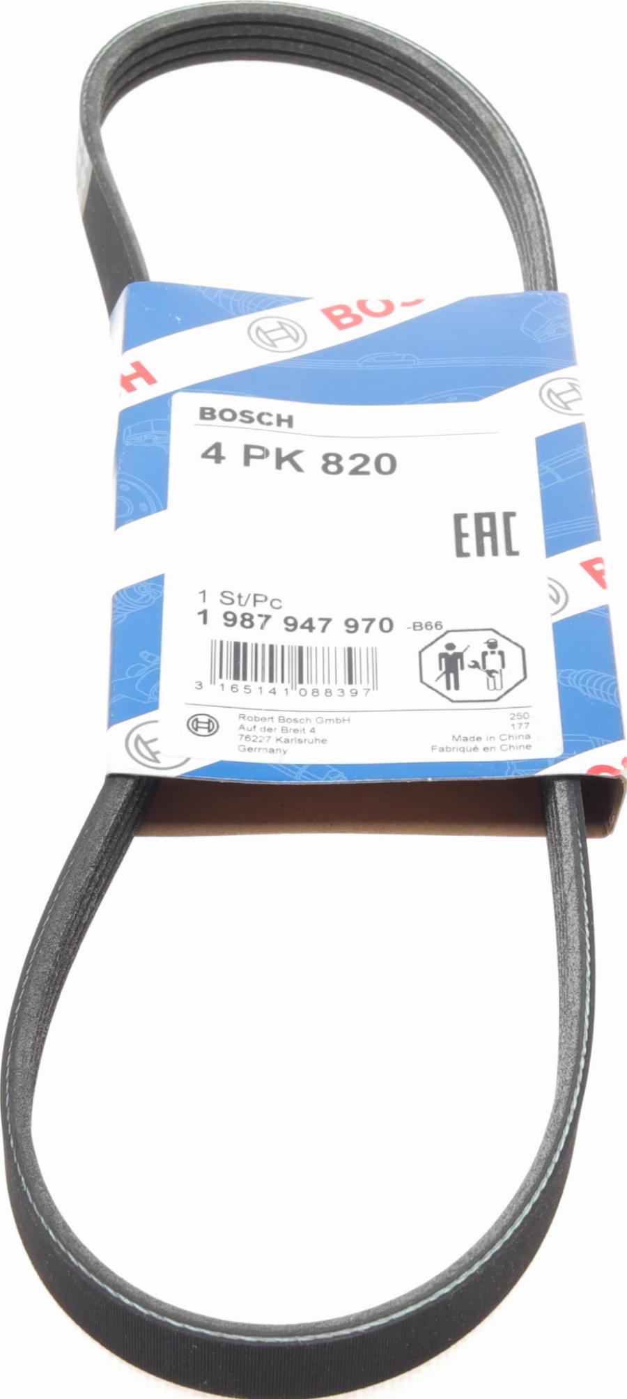 BOSCH 1 987 947 970 - V-Ribbed Belt motal.fi