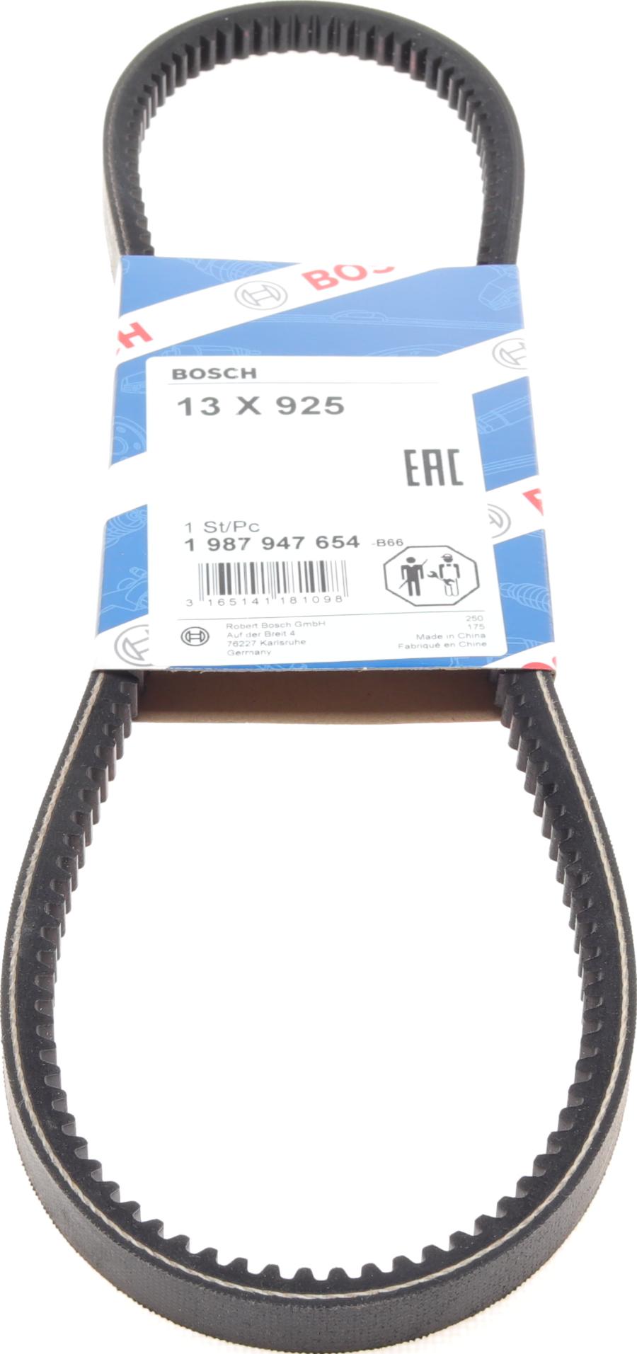 BOSCH 1 987 947 654 - V-Belt motal.fi