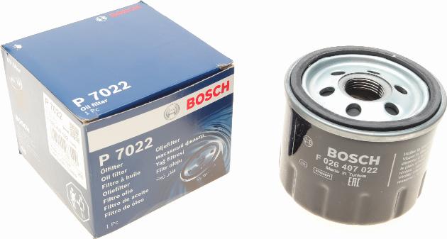 BOSCH F 026 407 022 - Oil Filter motal.fi