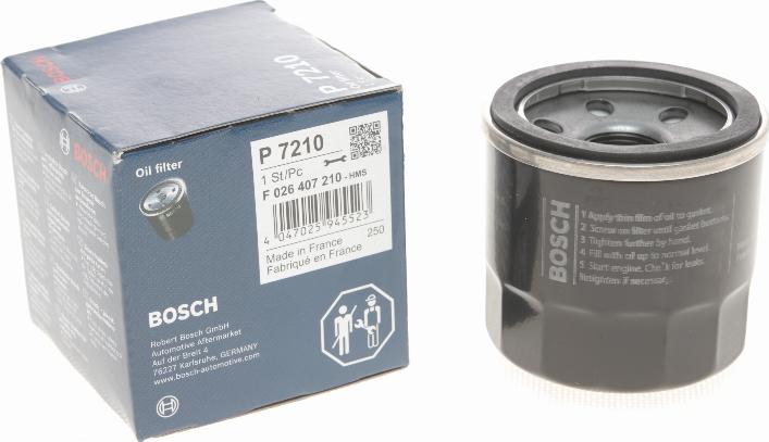 BOSCH F 026 407 210 - Oil Filter motal.fi