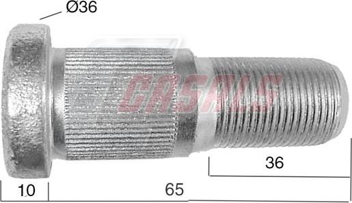 Casals 21522 - Stud, wheel hub motal.fi