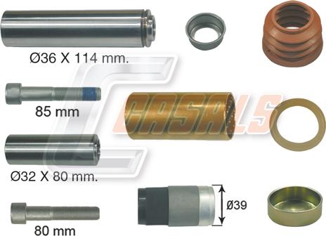 Casals MD424 - Repair Kit, brake caliper motal.fi