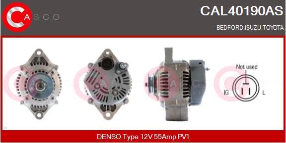 Casco CAL40190AS - Alternator motal.fi