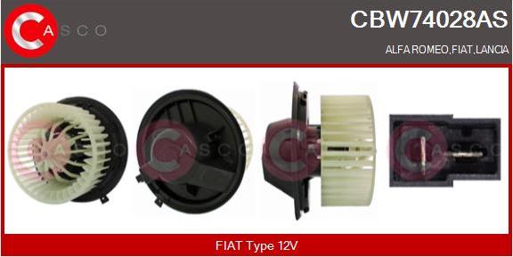 Casco CBW74028AS - Interior Blower motal.fi