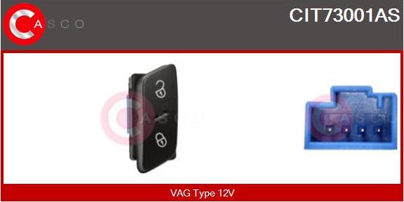 Casco CIT73001AS - Switch, door lock system motal.fi