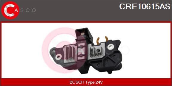 Casco CRE10615AS - Voltage regulator, alternator motal.fi