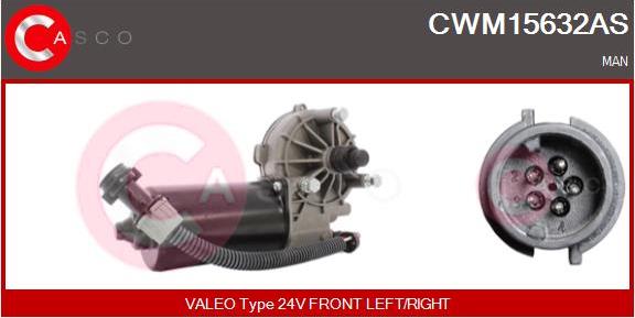 Casco CWM15632AS - Wiper Motor motal.fi