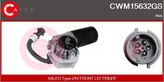 Casco CWM15632GS - Wiper Motor motal.fi