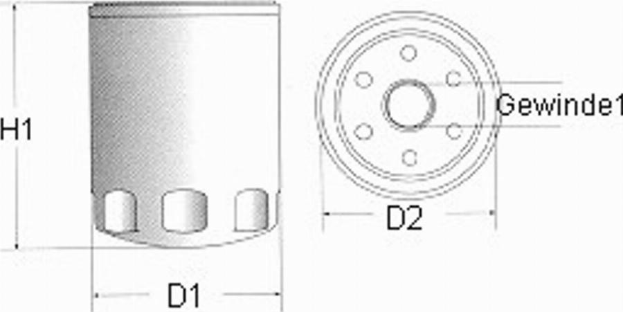 Champion C130/606 - Oil Filter motal.fi