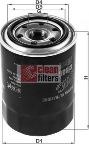 Clean Filters DF 863/A - Oil Filter motal.fi