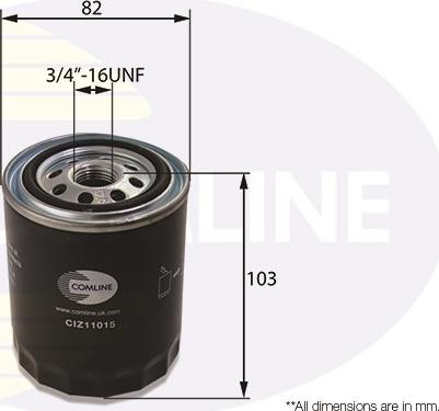 Comline CIZ11015 - Oil Filter motal.fi