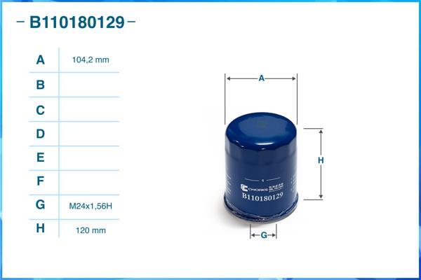 Cworks B110180129 - Oil Filter motal.fi