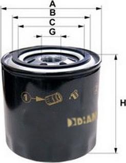 Diamax DL1146 - Oil Filter motal.fi