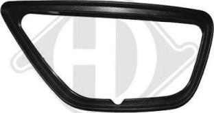 Diederichs 1415161 - Frame, fog light motal.fi