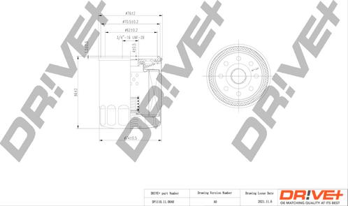 Dr!ve+ DP1110.11.0040 - Oil Filter motal.fi