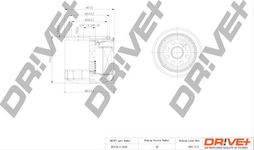 Dr!ve+ DP1110.11.0144 - Oil Filter motal.fi