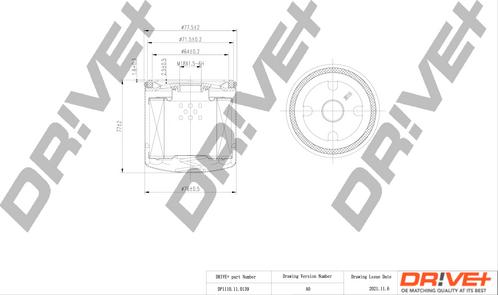 Dr!ve+ DP1110.11.0139 - Oil Filter motal.fi