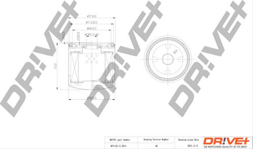 Dr!ve+ DP1110.11.0311 - Oil Filter motal.fi