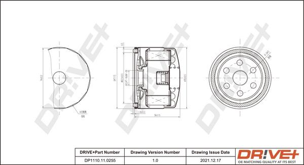 Dr!ve+ DP1110.11.0255 - Oil Filter motal.fi