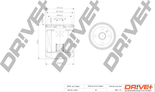 Dr!ve+ DP1110.11.0274 - Oil Filter motal.fi