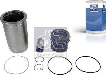 DT Spare Parts 4.63981 - Repair Set, piston / sleeve motal.fi