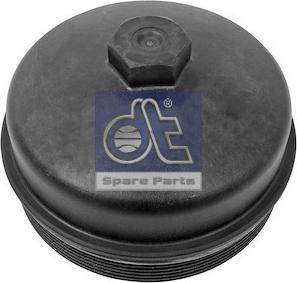 DT Spare Parts 3.14151 - Cap, oil filter housing motal.fi