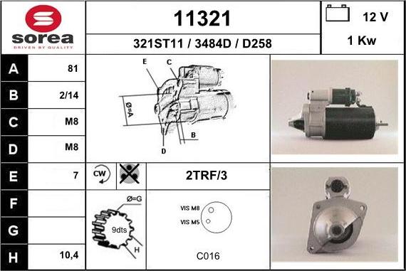 EAI 11321 - Starter motal.fi