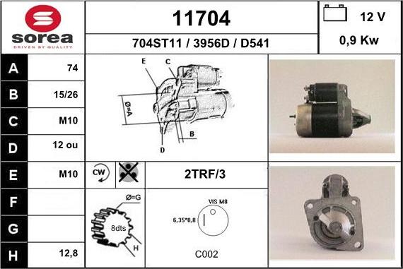 EAI 11704 - Starter motal.fi