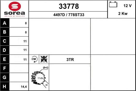 EAI 33778 - Starter motal.fi