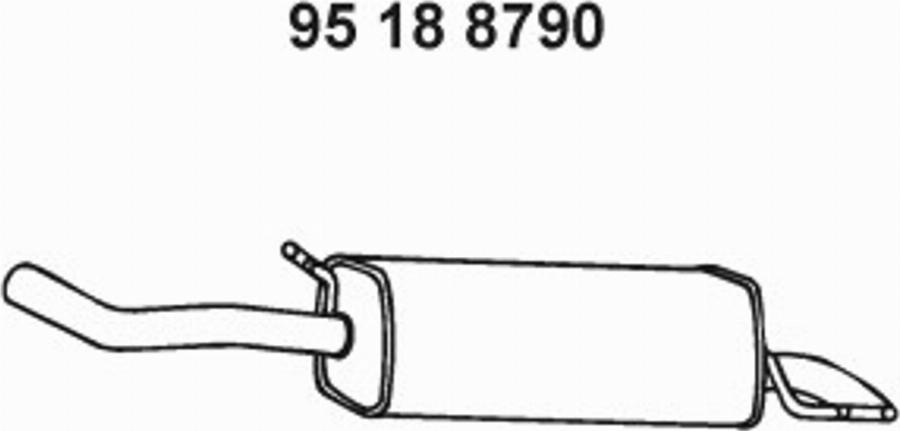 Eberspächer 95188790 - End Silencer motal.fi