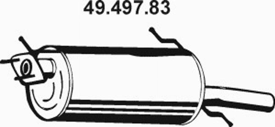 Eberspächer 49.497.83 - End Silencer motal.fi