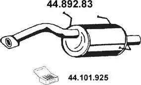 Eberspächer 44.892.83 - End Silencer motal.fi