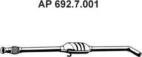 Eberspächer 692.7.001 - Front Silencer motal.fi