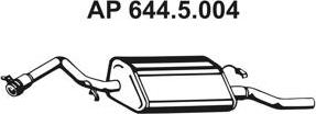 Eberspächer 644.5.004 - End Silencer motal.fi