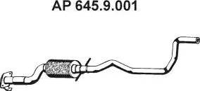 Eberspächer 645.9.001 - Exhaust Pipe motal.fi