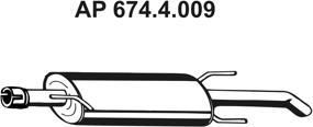 Eberspächer 674.4.009 - End Silencer motal.fi